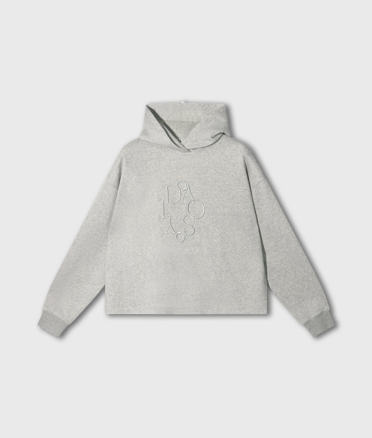 Hoodie in Hellgrau