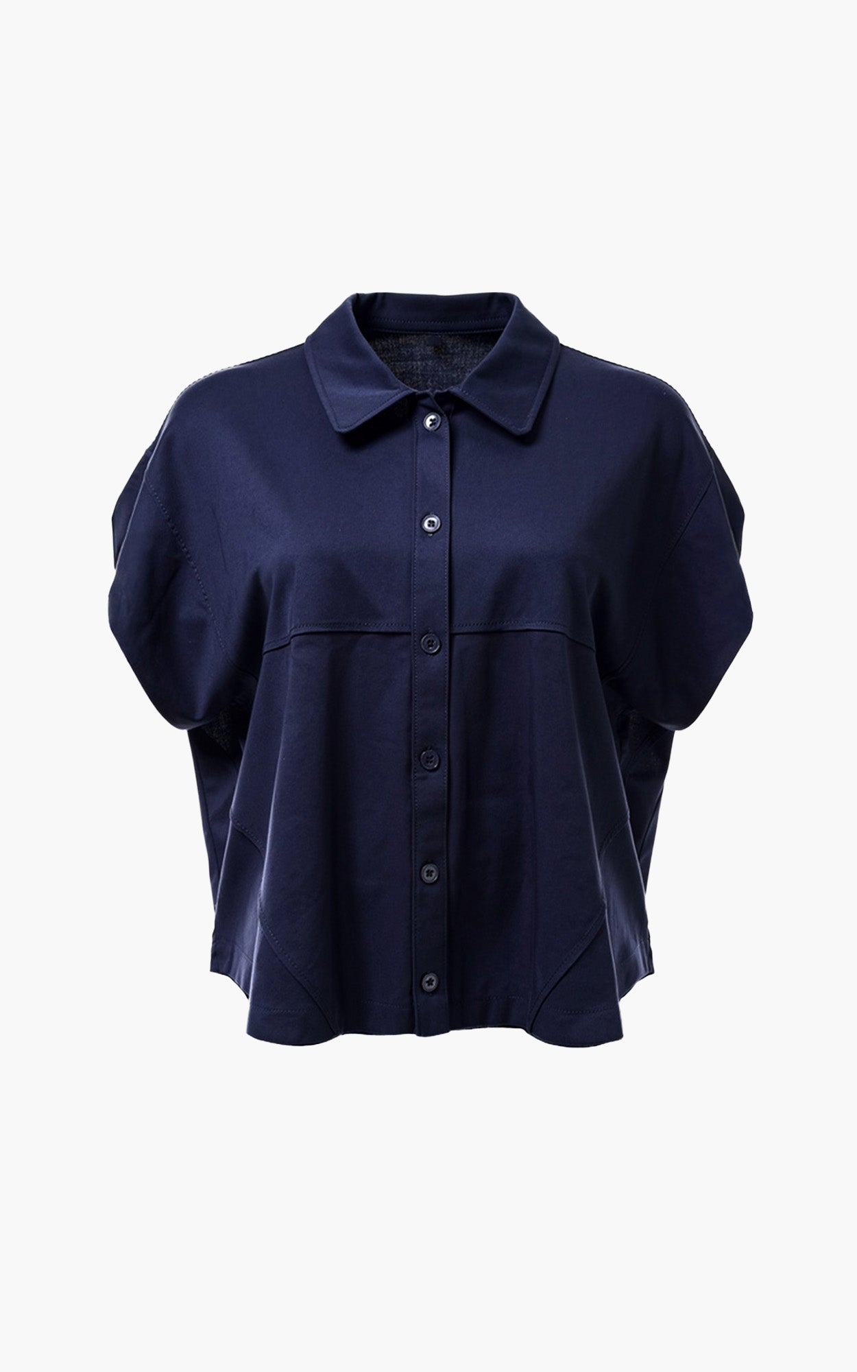 Indonesia Bluse in Marine